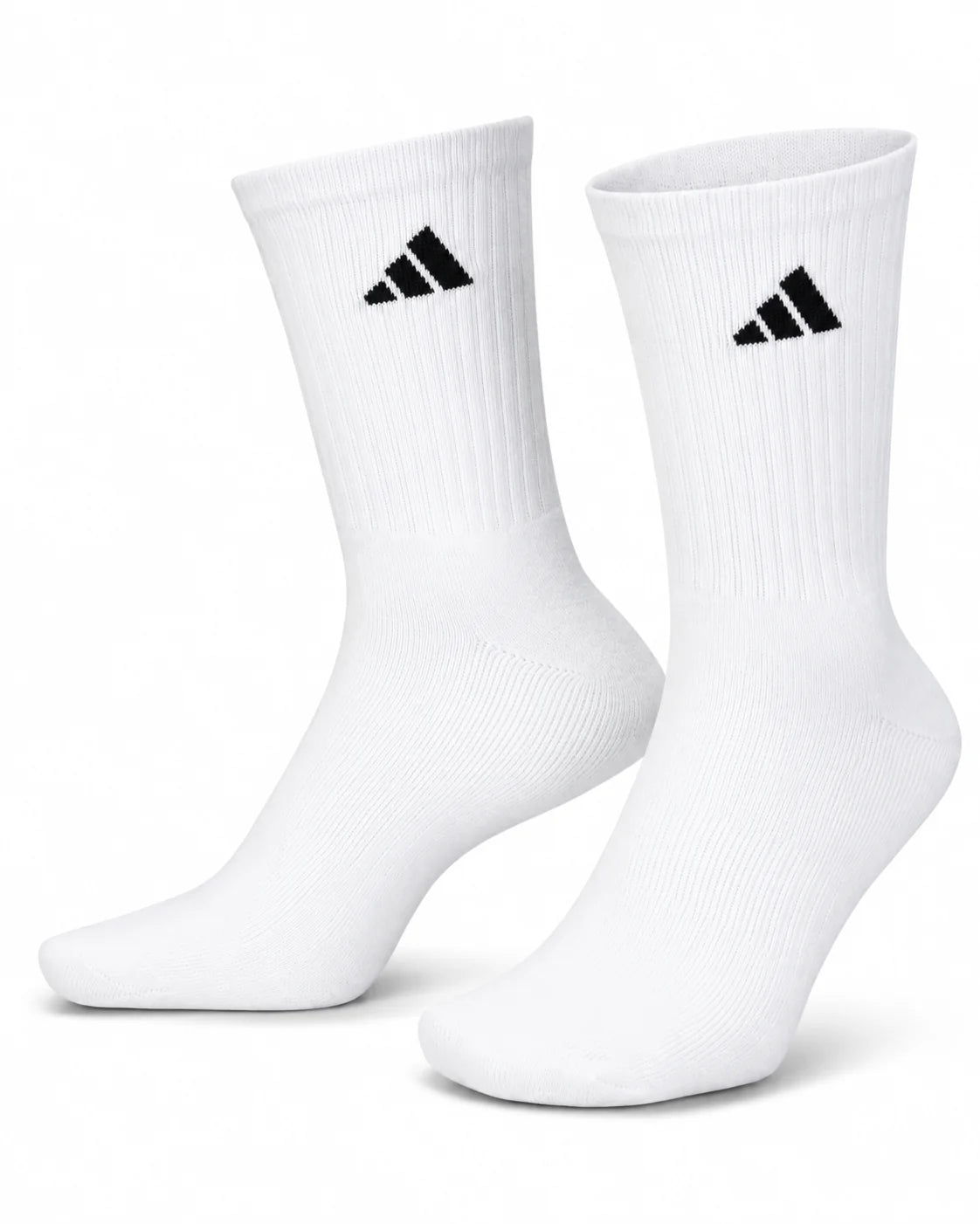 Calcetas Adidas Crew — Blancas Unitalla
