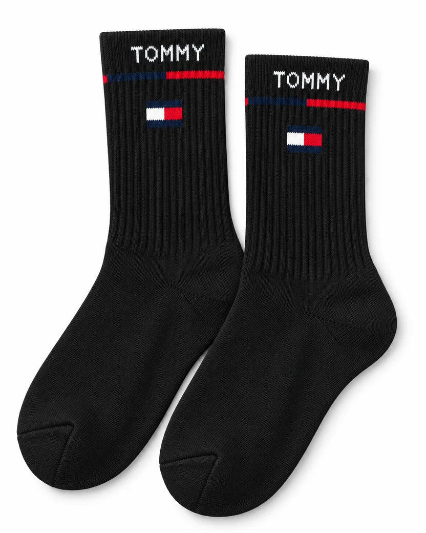 Calcetas Tommy Hilfiger — Negras Unitalla