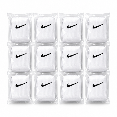 Calcetas Nike Blancas — Enrolladas en celofán
