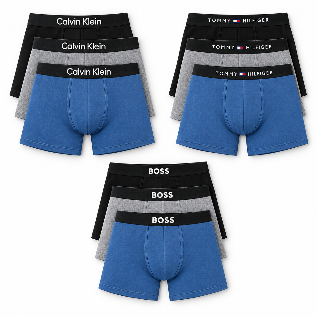 Pack 20 Boxers — Azul Uniforme