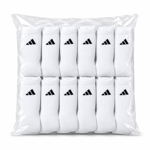 Pack Docena Calcetas Adidas — Bolsa Celofán sin listón